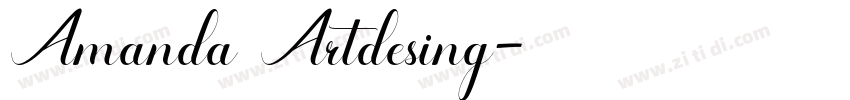 Amanda Artdesing字体转换